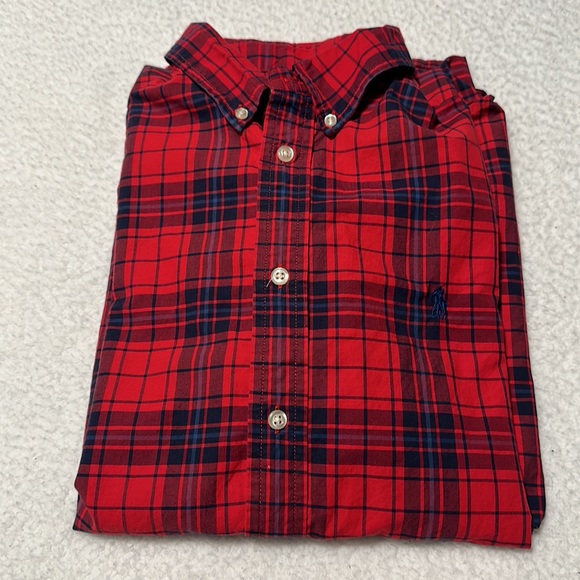 Ralph Lauren Boys Checked Button-Up Shirt, EUC, Size XL (18-20) - Picture 8 of 8